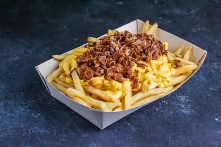 Papas Clásicas + Cheddar & Bacon