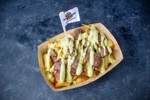 Papas Rústicas con Nuestra Carne de Hamburguesa 🍟🥩